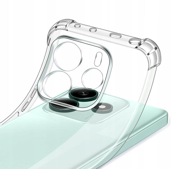 Förstärkt stötskyddande skal för Xiaomi Redmi Note 14 4G och 2x härdat glas