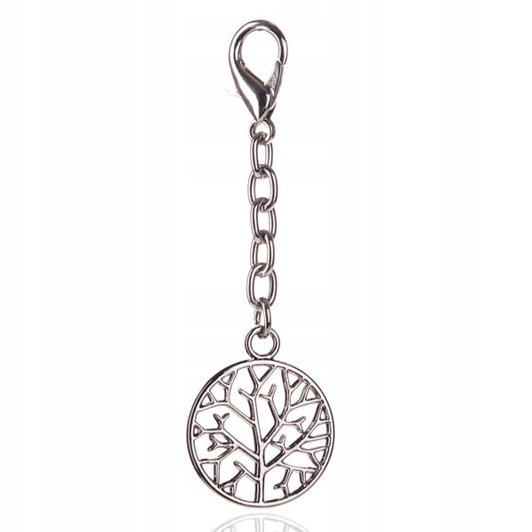 Silver nyckelringsberlock nyckelring