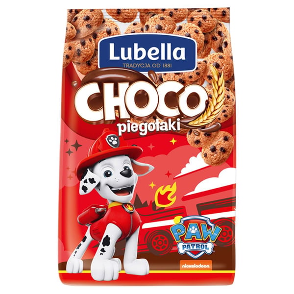 Lubella Choco piegołaki Suklaakeksien muotoiset murosipset 250 g Lubella Choco piegołaki Suklaakeksien muotoiset murosipset 250 g