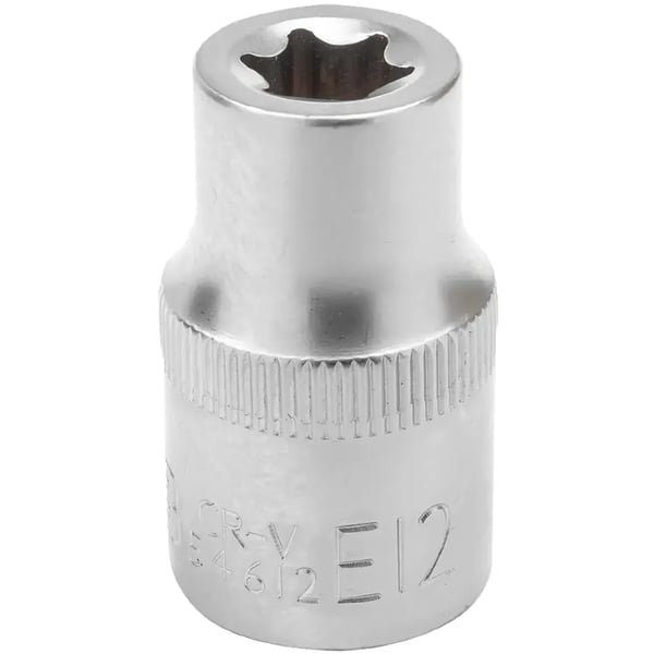 JCB TORX Hylsnyckel 1/2" Cr-V E12