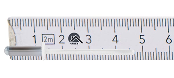 Åbne aluminiumnitter 4x12mm RAL 9010