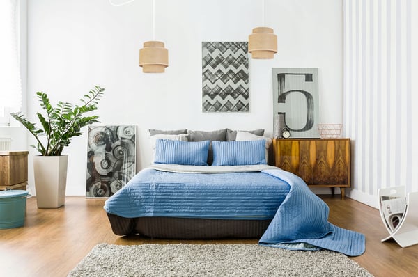 Hængende lampe, loftslysekrone, lampeskærm, boho juta