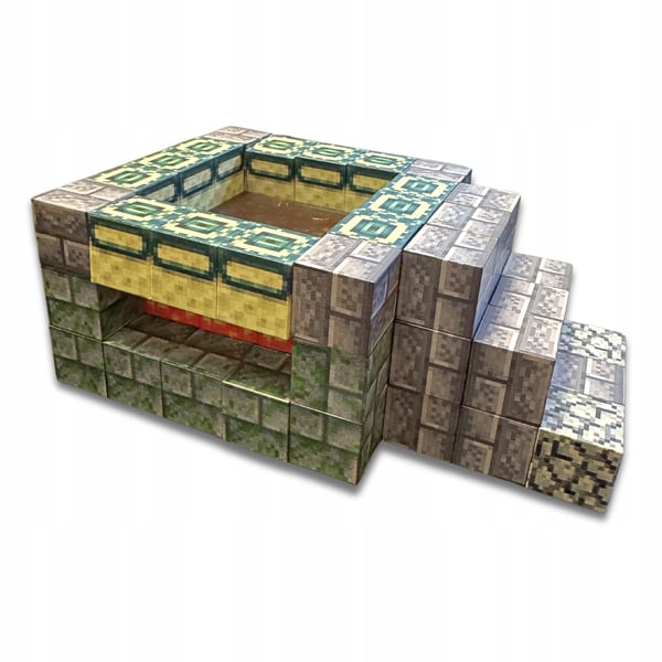 Minecraft magneettiset palikat 64 kpl ja minifiguurit
