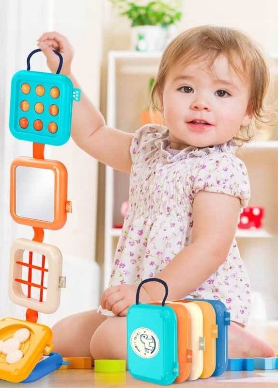 Aistikuutio Montessori -opetuslelu vauvoille