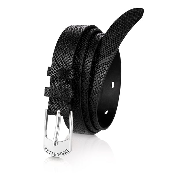 DW20-1-SR-BLACK 105 damkörsbärsbälte svart