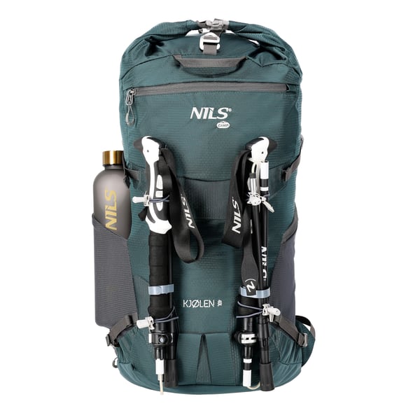 Ryggsäck för trekking grön KJOLEN 40L NILS CAMP NC1938