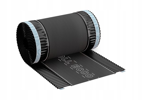 Ecco noctejp tejp 310mm x 5m RAL 9005 svart