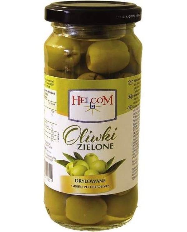 Helcom kivettömiä vihreitä oliiveja - 230 g purkki