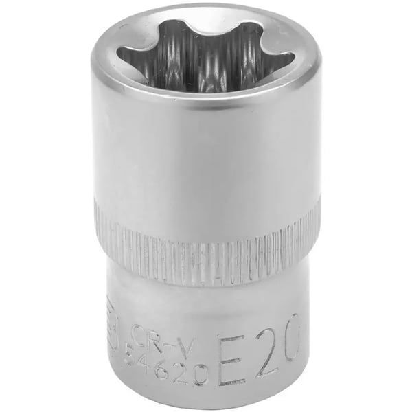 JCB TORX-hylsy 1/2" Cr-V E20 -avain