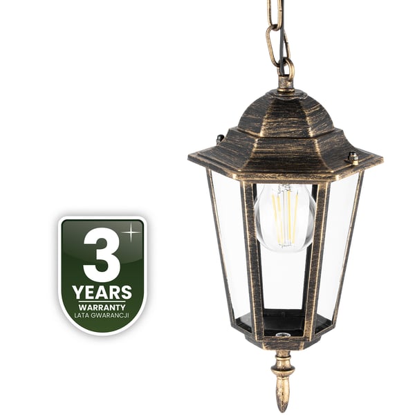 Utomhusträdgårdshänglampa E27 LYKTA Patina BELLIS LUMILED