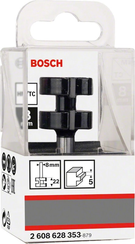 FRÆSER TIL PROFILER 8*25*58MM - B 2608628353