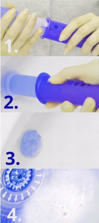 Duck Fresh Discs Lavendel toiletgel-disk 36ml med applicator