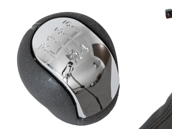 Opel Signum 03-08 5-trins gearknalder krom med beskyttelsespose og hvid ramme 2 stk.