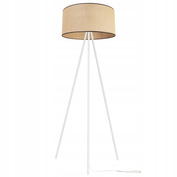 GULVLAMPE MED STÅENDE TRIPOD I METALSKÆRM 45 CM