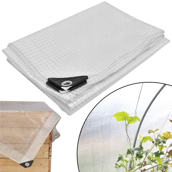 KOTARBAU® Pressu Suojaava Vahva Paksu Yleiskäyttöinen Vahvistettu Vedenpitävä Läpinäkyvä Kirkas Kasvihuone 120 G/M2 3X4 M KOTARBAU® Pressu Suojaava Vahva Paksu Yleiskäyttöinen Vahvistettu Vedenpitävä Läpinäkyvä Kirkas Kasvihuone 120 G/M2 3X4 M