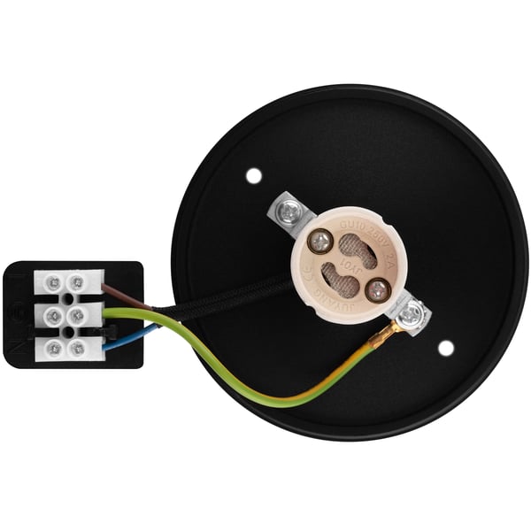 Påbygget rørformet havelampe udendørs GU10 LED IP54 rund 95mm RONDE LUMILED