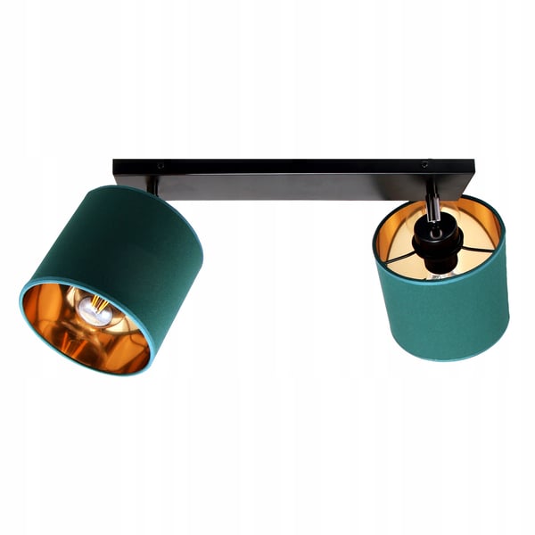 Lofthængende lampe med gylden LED-loftlampe