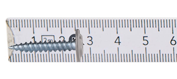 GM-S monteringsforbindelser 4,2x25mm RAL 9007