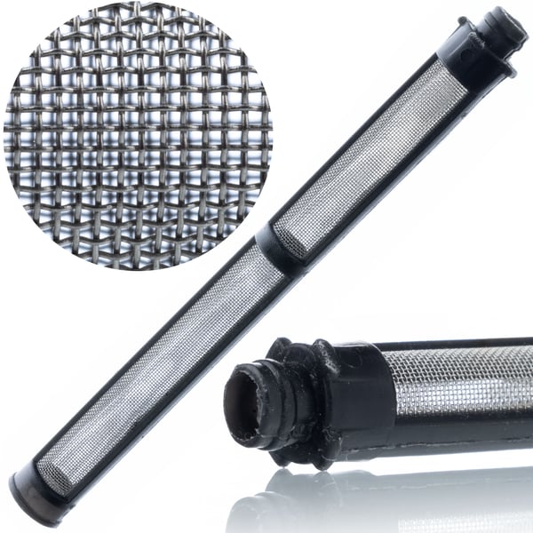 5x 60mesh sorte fingerfiltre til Graco FTX XTR sprøjtepistol