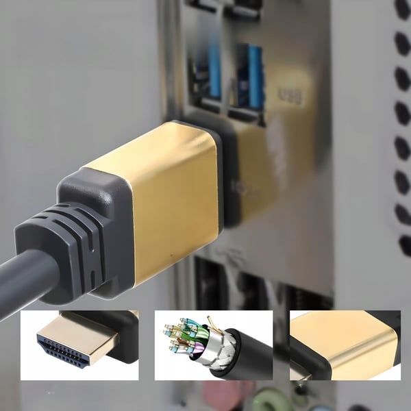 HDMI-KAAPELI - HDMI 2.0 3M UHD 2160P 4K 60Hz 3D 48bit 18GBPS HDR 3M
