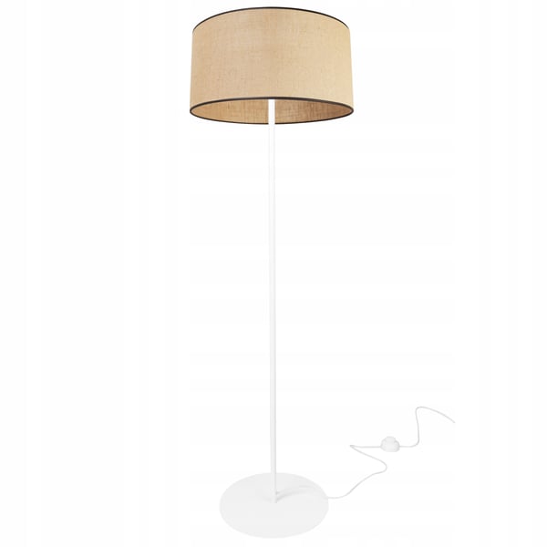 GULVLAMPE MED STÅENDE METALSKÆRM 40 CM