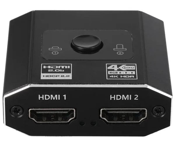 HDMI-SWITCH 2.0 2x1 SPLITTER 1x2 4K60Hz SPLIT