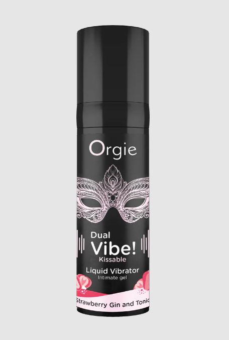 Orgies - Dual Vibe! Flydende Vibrator 15ml - Jordbær Gin og Tonic