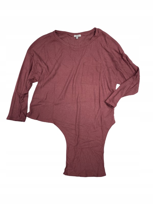 Rosa designerbluse hvid birk L