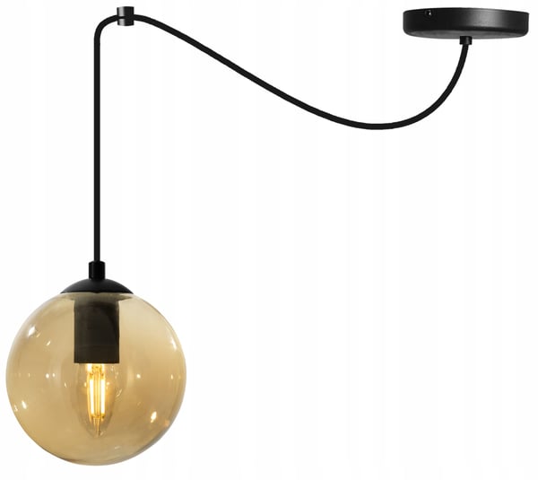 LED-lasipallohämähäkki-kattovalaisin