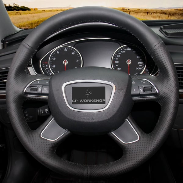 Ohjauspyörän suojuksen koristekuvio AUDI A3 A4 A6 A8 S8 Q3 Q5 Q7:lle