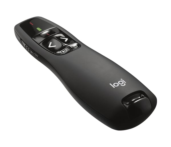 Logitech Wireless Presenter R400 laserpresentationsfjärrkontroll