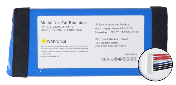 JBL Boombox 1 -kaiuttimen akku GSP093113401 10000mAh 7.4V