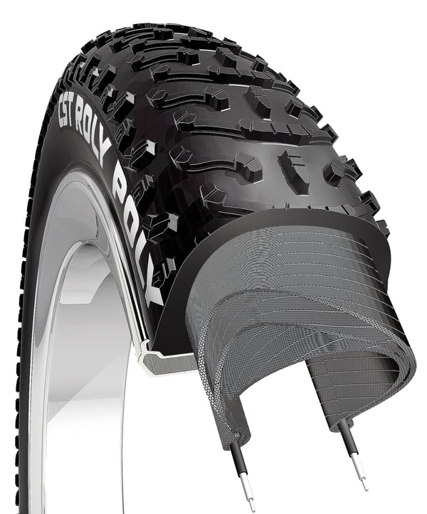 CST Roly Poly rasvarengas 26x4,8 tuumaa 122-559 60TPI
