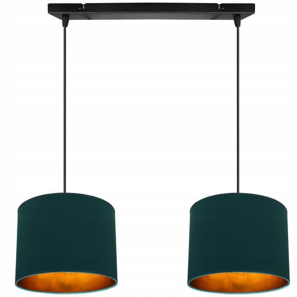 LOFTSLAMPE MED GYLDET LED-SKÆRM