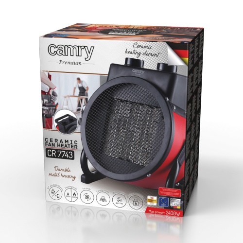 CR 7743 keramisk värmefläkt 2400W