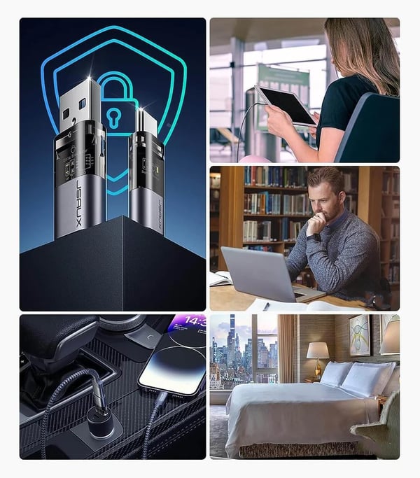 JSAUX USB-datablockare USB-C blockare av dataöverföring via USB