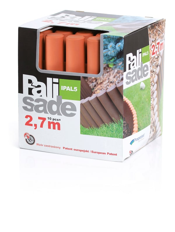 Høj havepalisade IPAL5 | Brun