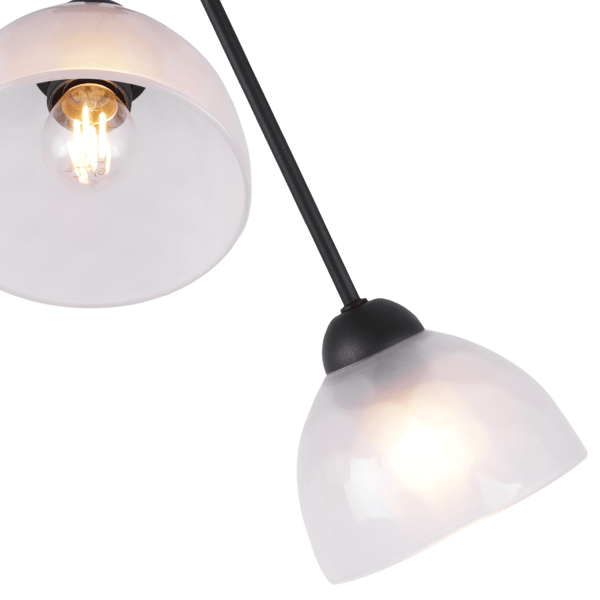 VENICE TRIO LOFTLAMPE, MÆLKESKÆRME E27