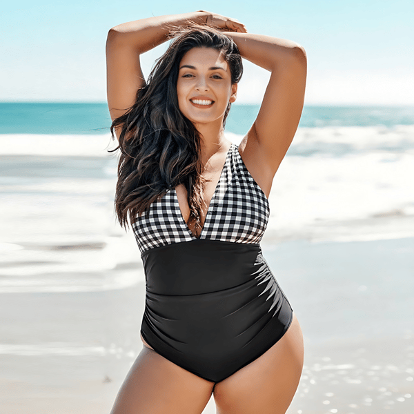 Badedragt til kvinder, slankende, plus size, XL. Badedragt til kvinder, slankende, plus size, XL.
