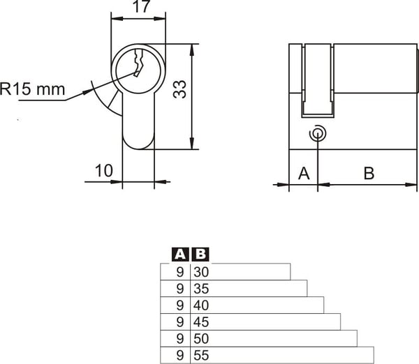 HALV INSÄTTNING NICKEL 30/9 - MP VÄCKA 31/9