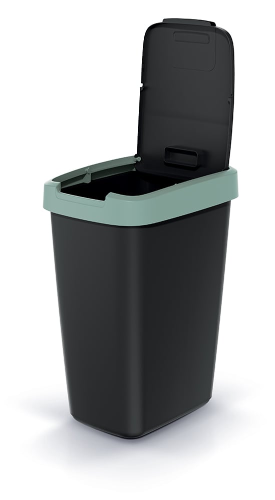 Compacta Q papperskorg 12L ljusblå