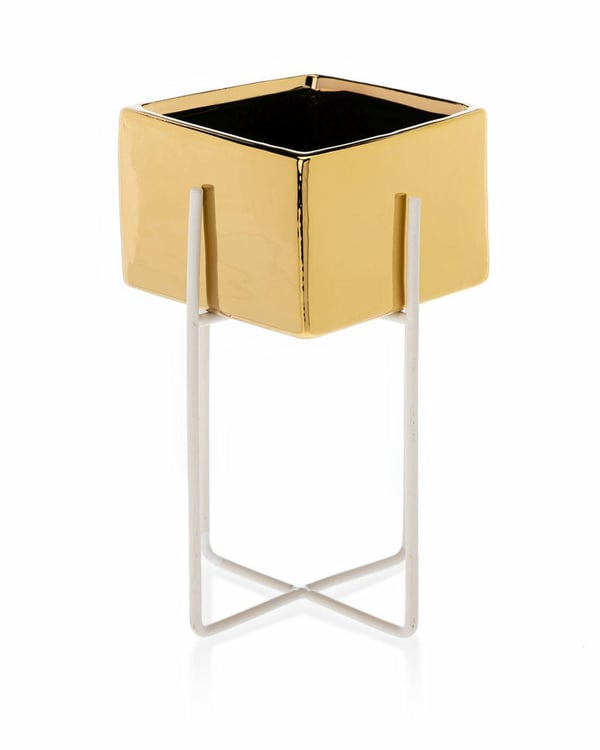 Mizu Guldhvid Urtepotte 21 cm