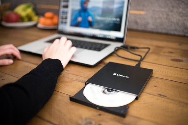 Verbatim extern CD/DVD RW-brännare USB-C 3.2 Slim