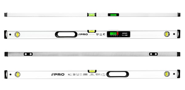 PRO900 NIVEAU MED ELEKTRONISK AFLÆSNING OG MAGNETER 120 CM - 100-E4-120 PRO900 NIVEAU MED ELEKTRONISK AFLÆSNING OG MAGNETER 120 CM - 100-E4-120