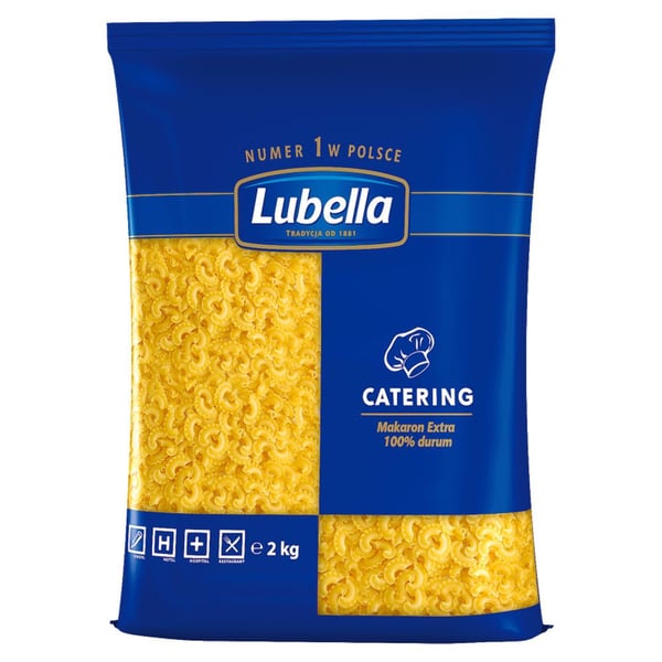 Lubella Catering Koristeellinen kyynärpääpasta 2 kg