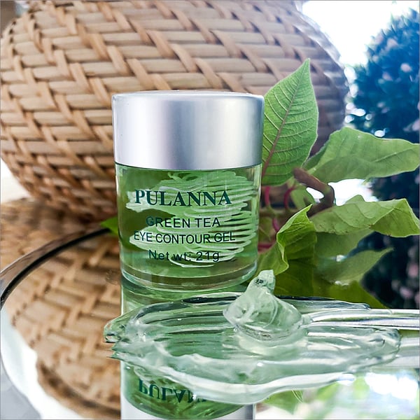 Pulanna Green Tea Eye Cream - Fugter, Beroliger - Til daglig pleje - 21 ml