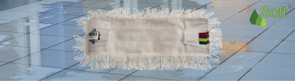 SOFT Eco kaksijärjestelmäinen litteä moppi 40 cm (MLETW4)
