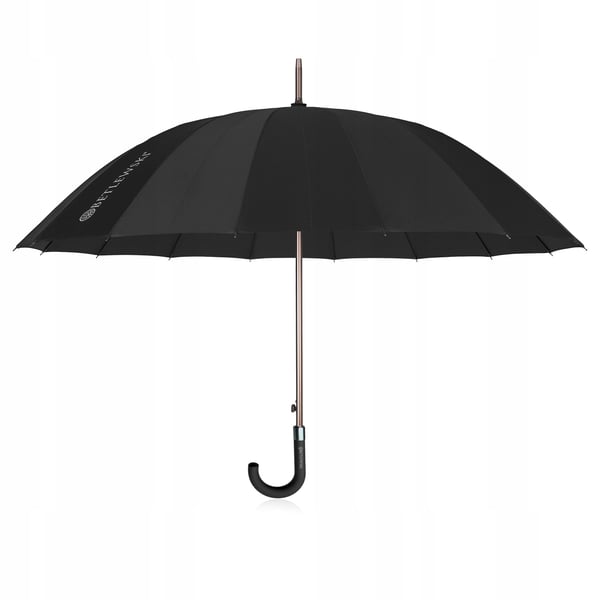 BPA-1 stort halvautomatiskt paraply svart Splash