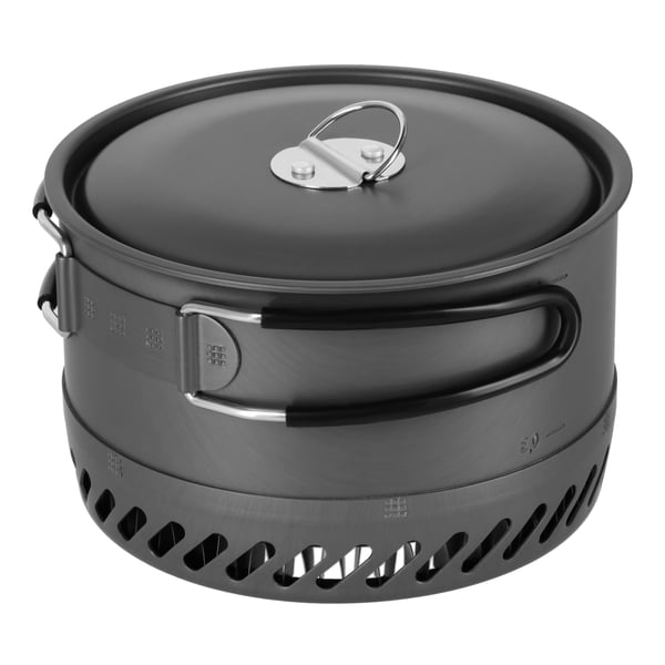 NC4203 Turist gryde med radiator aluminium med låg 1000ml Nils Camp
