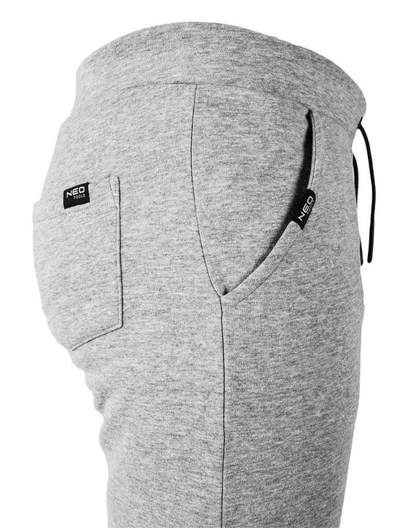 KOMFORT GRÅ MELAGERADE MÖJSBYXOR STORLEK XL - T N81-280-XL